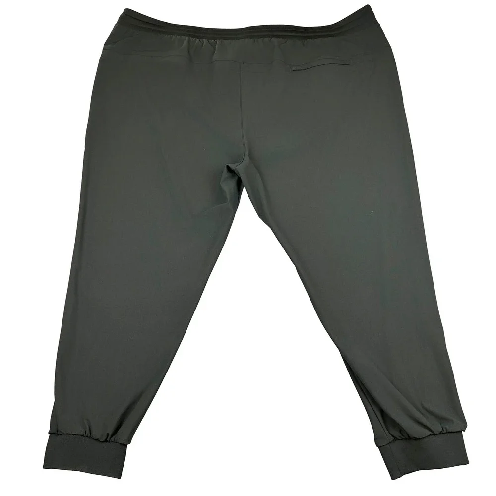 Society of One DXL Mens 4XL Hybrid Joggers Pants Black Active Tapered Sweatpants